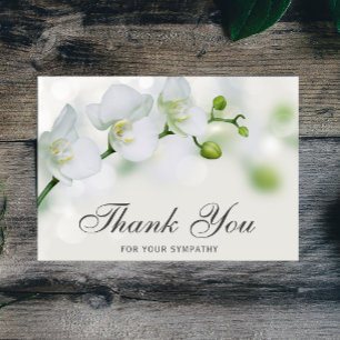 Thank You Funeral Floral Orchid Sympathy Grief