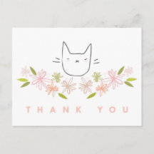 "Thank You" Garden Cat in the Chrysanthemums