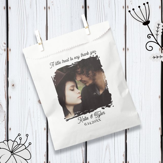 Thank You Gift | Photo Template Wedding Favour Bag (Creator Uploaded)