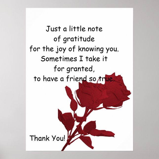 Thank You Gift - Poster Verse (Front)