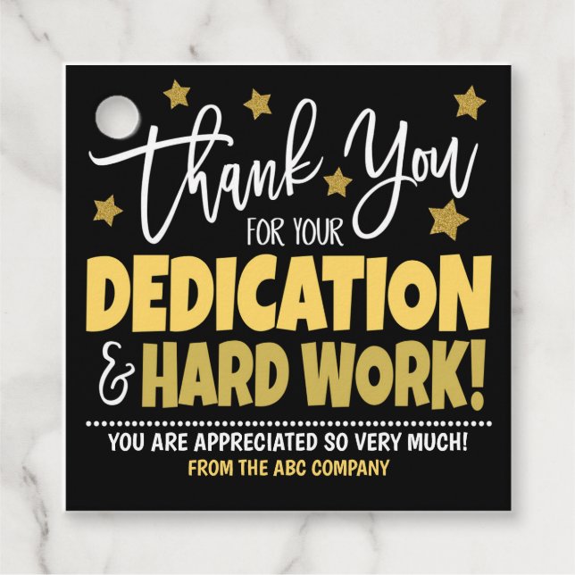 Thank You Gift Tag (Front)