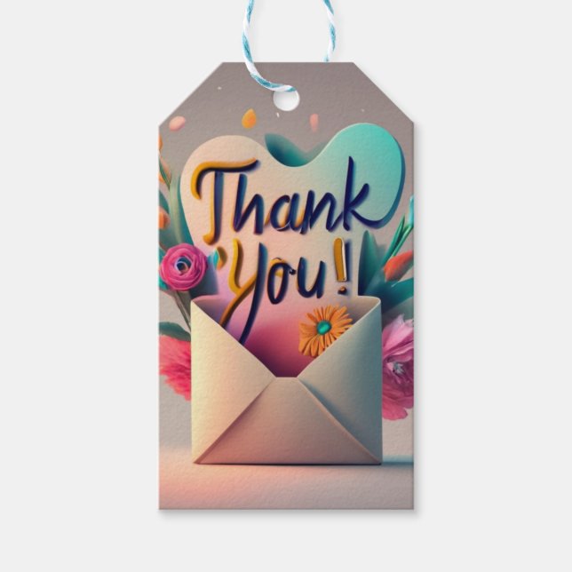 Thank you! gift tags (Front)