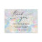  thank you glitter opal business card