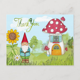 Thank You Gnome Postcard