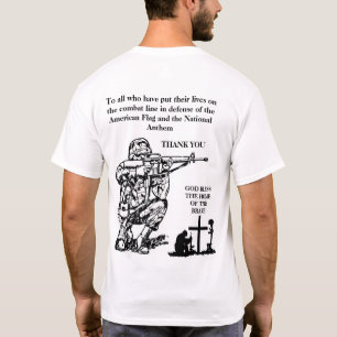 THANK YOU / GOD BLESS THE HOME OF THE BRAVE T-Shirt