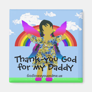 Thank-you God for my Daddy Magnet