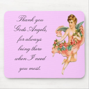 Thank you Gods angels Mouse Pad