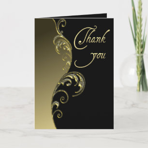 Thank You ~ Gold & Black Card