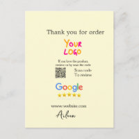Thank you Google review scan QR business