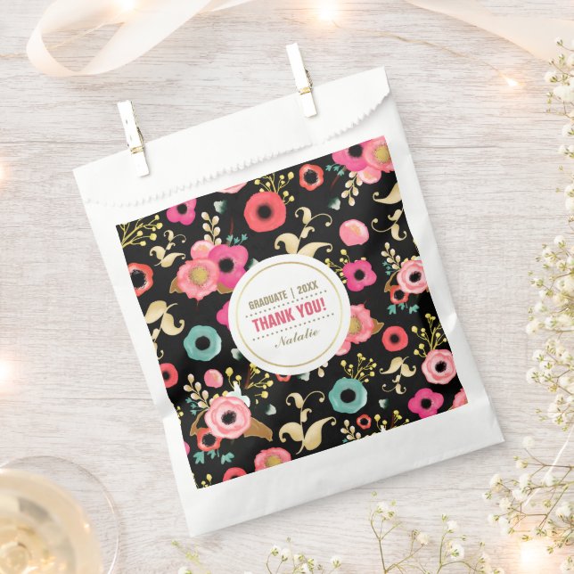 Thank You Graduation Party Custom  Favour Bag (Clipped)