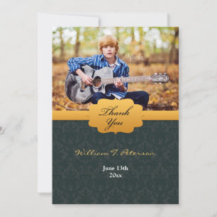 Thank You Graduation Photo  Card