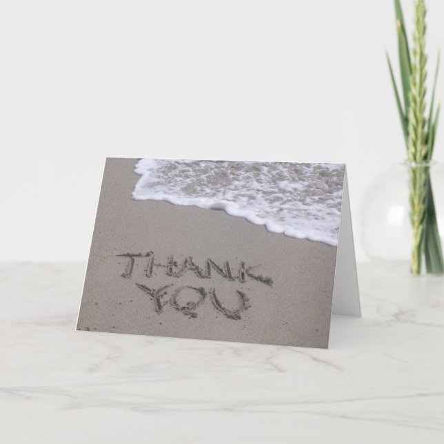 Thank You Greeting Card (Front)
