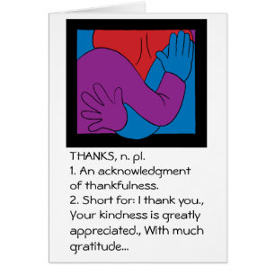 Thank You Greeting Card