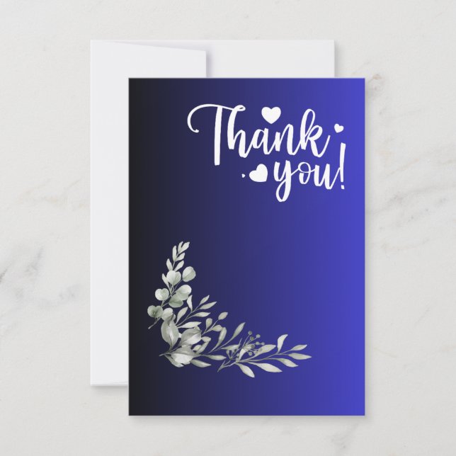 Thank you greeting card  (Front)