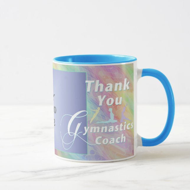 Thank You Gymnastics Coach Photo Mug (Right)