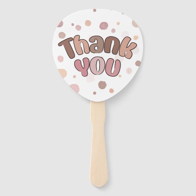 Thank you  hand fan (Front)