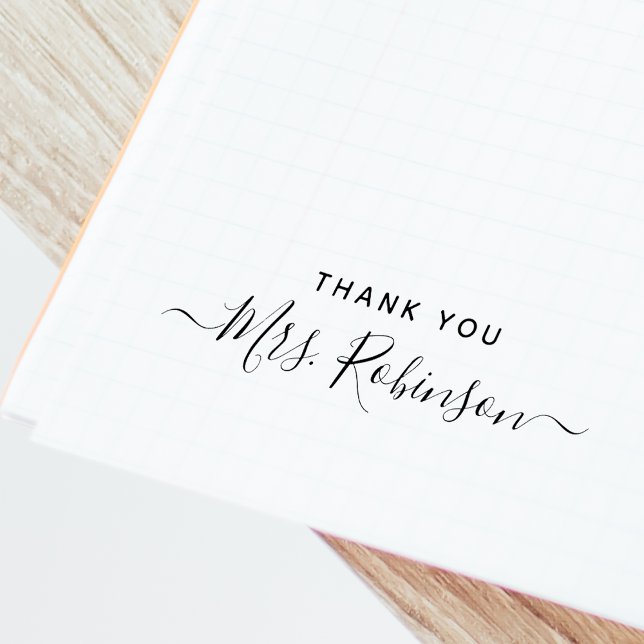 Thank You Handwritten Script Self-inking Stamp (Thank You Handwritten Script Self-inking Stamp)