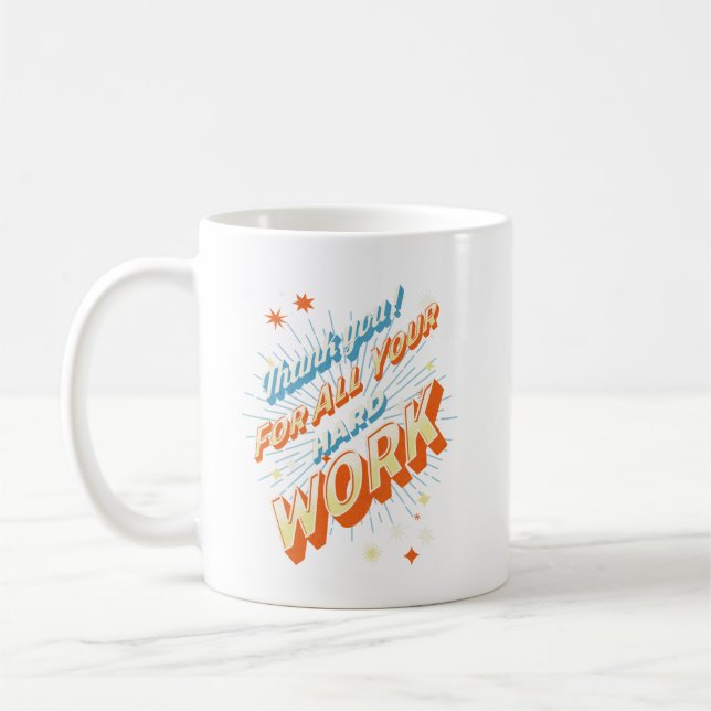 Thank You Happy Administrative Professionals Coffee Mug (Left)