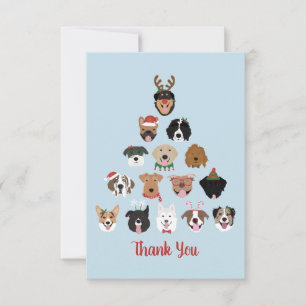 Thank You Happy Pawlidays Dog Christmas Tree