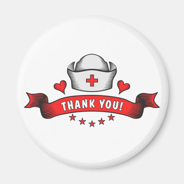 Thank You Health Workers Magnet (Front)