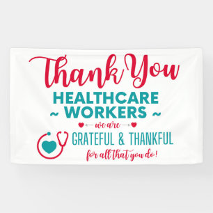 Thank You Healthcare Workers Sign