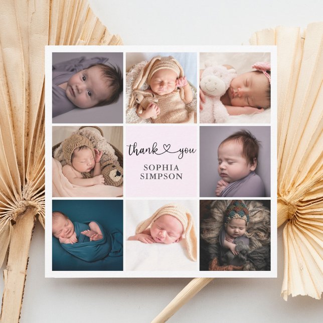 Thank You Heart Script Photo Announcement (Creator Uploaded)