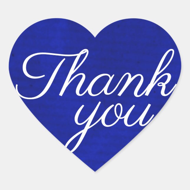 Thank You Heart Sticker (Front)