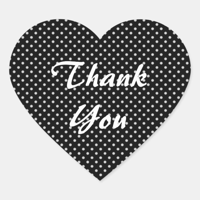 Thank You Heart Sticker (Front)