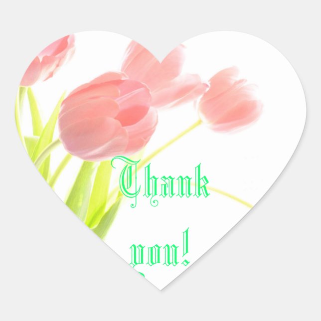 THANK YOU HEART STICKER (Front)