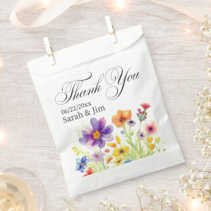 Thank you heart Wedding favour bags