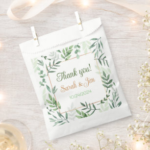 Thank you heart Wedding favour bags