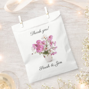 Thank you heart Wedding favour bags