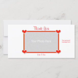 Thank You Hearts 4 You Card