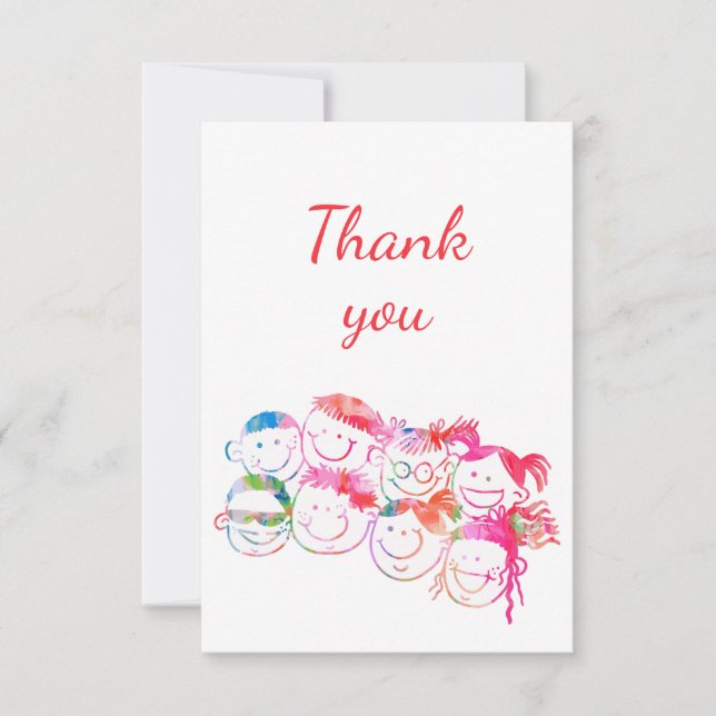Thank You Help with the Kids Teacher Babysitter (Front)