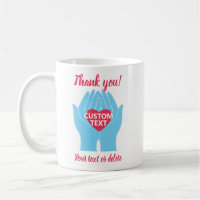 Thank You Helping Hands with Heart Custom