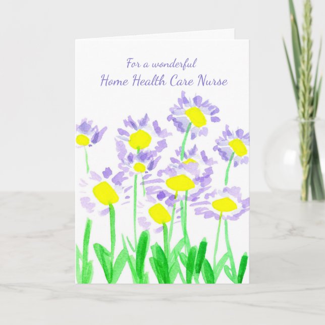 Thank You Home Health Care Nurse Card (Front)