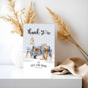 Thank You   Home Pet Sitting Pet Family Grey Couch