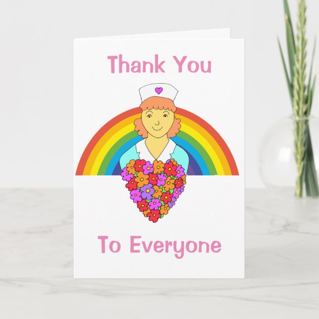 Thank You Hospital Nurse Card (Front)