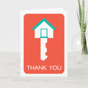 thank you housekey card