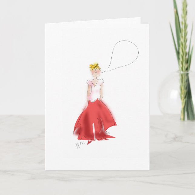 Thank you. I'm speechless Thank You Card (Front)