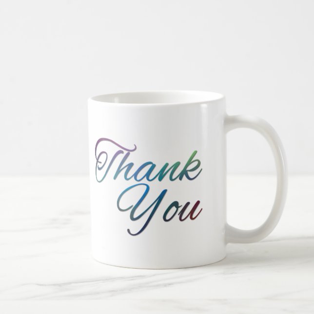 Thank You Images Coffee Mug (Right)