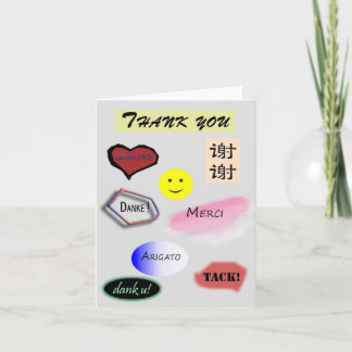 Thank you in multiple languages