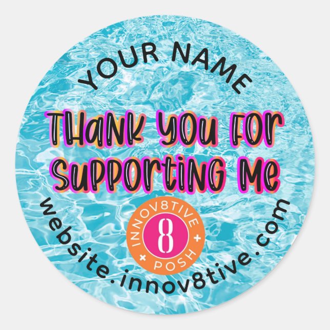 Thank You Innov8tive Posh label (Front)