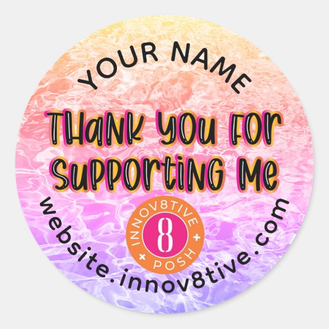 Thank You Innov8tive Posh label (Front)