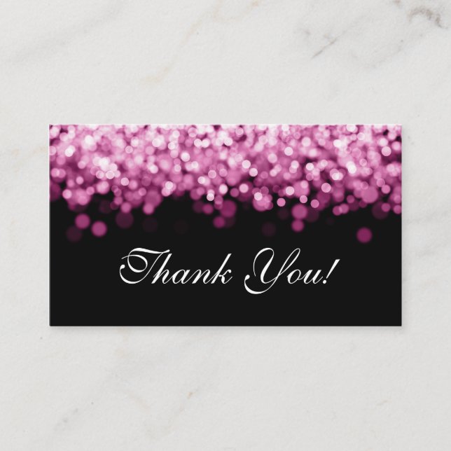 Thank You Insert Pink Lights (Front)