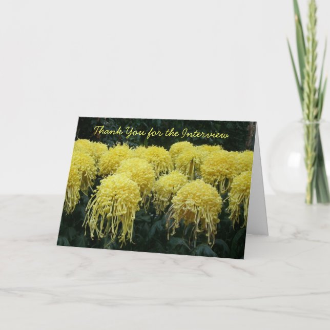 Thank You Interview Card (Front)