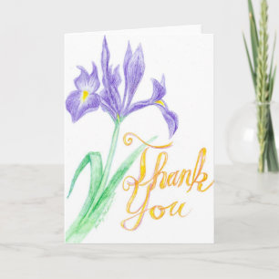 Thank You Iris Card