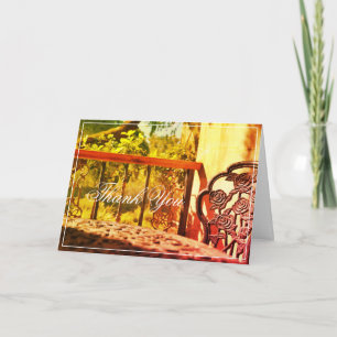 Thank You Italian Villa Feel Greeting Card