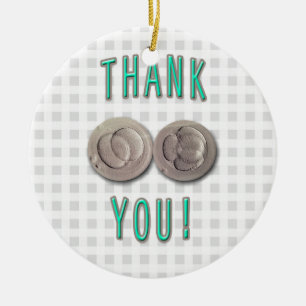 thank you ivf invitro fertilisation embryos ceramic tree decoration