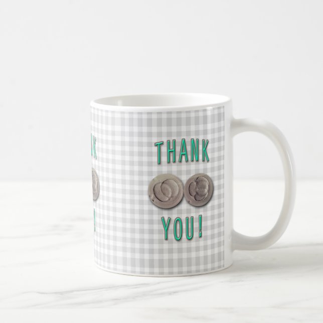 thank you ivf invitro fertilisation embryos coffee mug (Right)